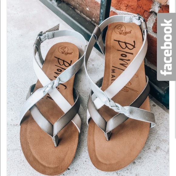 Blowfish Shoes - Blowfish grey braided sandals